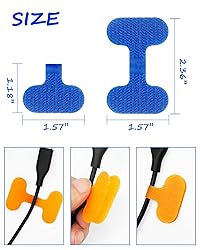 32 Pcs Cable Labels, Multi-Color Write On Cord