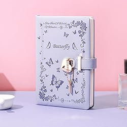 SPIPHY Diary with Lock and Key for Girls Ages 8-12