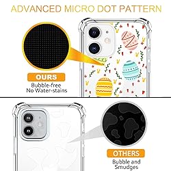 LuGeKe Happy Easter Eggs Print Case for iPhone 12