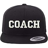 DSY Lifestyle Coach Flat Bill Snapback Unisex Baseball Hat - Hat for Coaches, Sports Hat, Snap Back Baseball Cap