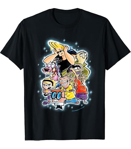 Amazon.com: Cartoon Network 90s Throwback Classic Cable TV Tee