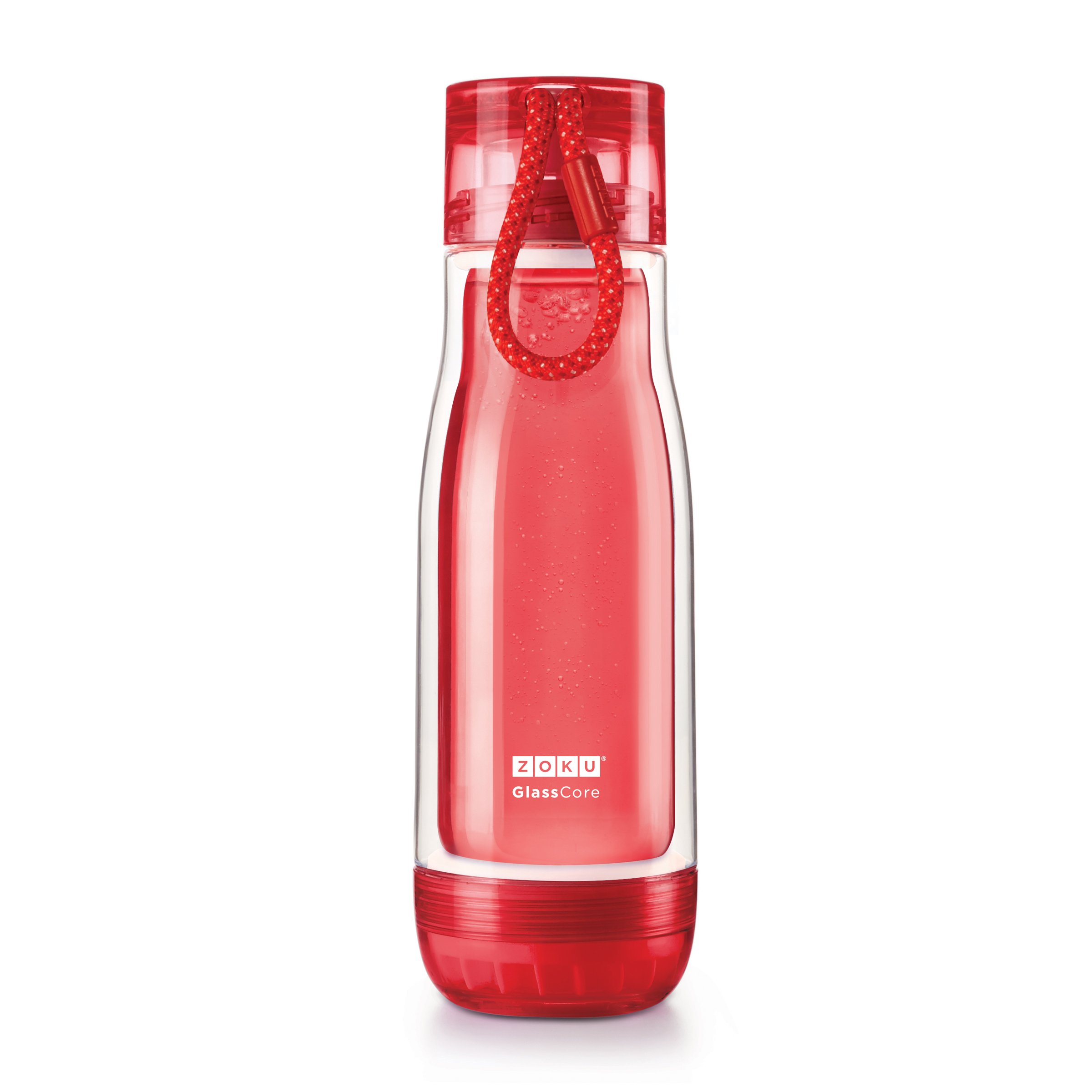 Zoku ZK128-GN Insulated Double-Walled With Suspended Glass Core Bottle