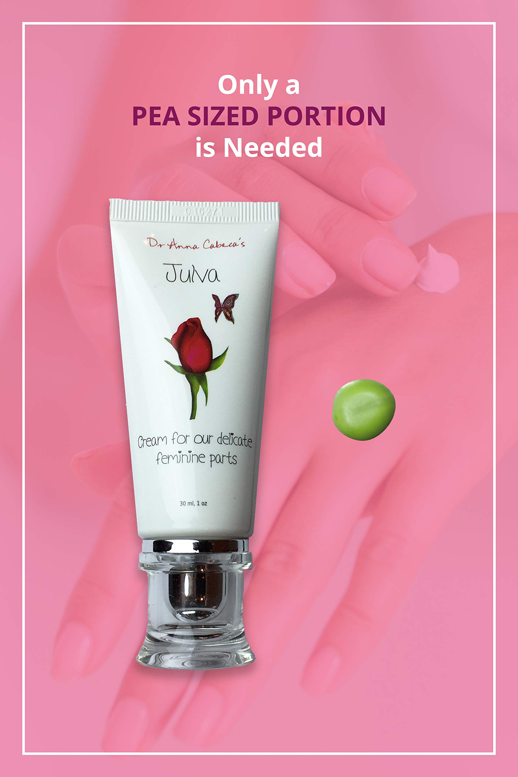 Julva Feminine Cream Personal Moisturizer Feminine Health Moisturizer, Vulva Cream For Dryness