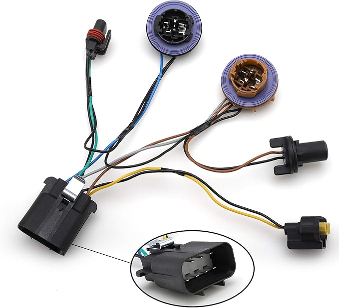 Amazon.com: Headlight Socket Wiring Harness For 2007-2014