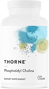 Thorne Research - Fosfatidilcolina - Phospholipid Complex para Membrana Celular Suporte - 60 Gelcaps