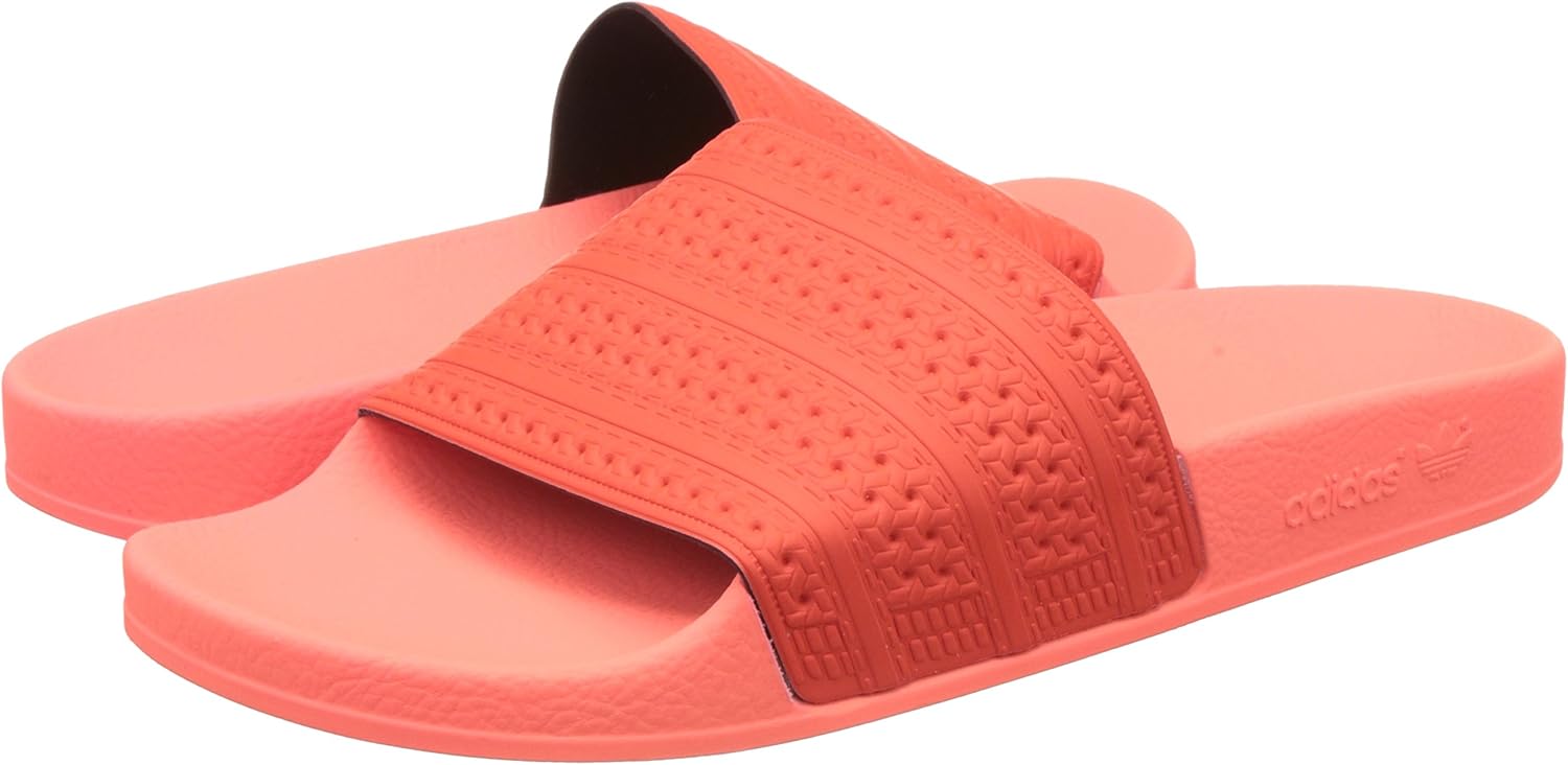 mens red adidas slides