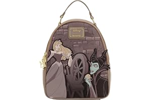 Loungely Disney Sleeping Beauty Spinning Wheel Mini Backpack