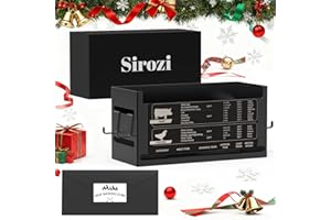 Sirozi Magnetic Storage Bin with Meat Temperature Chart, Smoker Accessories Gifts for Men, Suit for Traeger Ironwood 885, Pro Series 34, Pro Series 22, Pro D2 575, Pro 780, Ironwood 650