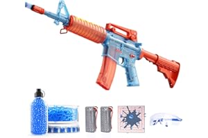 BWINE Electric Gel Blaster, M4A1 100% Replicate Appearance Top Performance with 300FPS, 12R/S, 200FT Range, Imported Eco-Friendly Gel Biodegradable Rounds Without The Cleaning Hassle, Adjustable