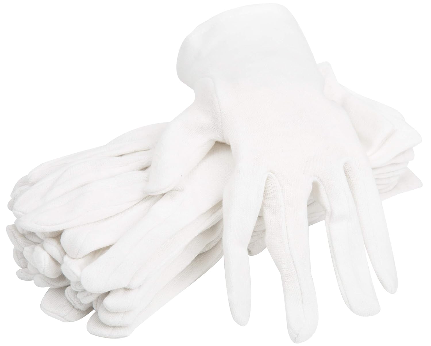 100% Organic Cotton Moisturizing Eczema Gloves for Dry Sensitive Skin - 6 Pairs : Beauty