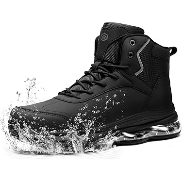 Zapatos Seguridad Ligeros Transpirables Zapatillas De Seguridad AUXDIQ Para Mujer - Puntera De Acero, Ligeras Y Transpirables - Botas De Trabajo Botas Trabajo Puntera Acero Antideslizantes AUXDIQ