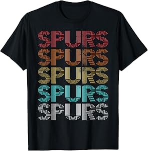 Retro Vintage Spurs T-Shirt