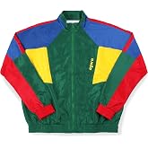 Agora Vantage Windbreaker Jacket Retro 80s 90s Neon