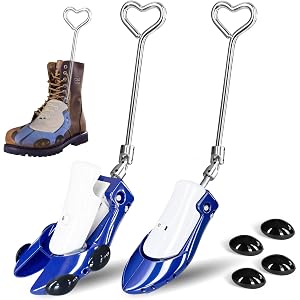 Failenfeivp Boot Stretchers for Cowboy Boots 2 PCS Shoe Stretcher for Wide Feet Men Adjustable Length & Width for Men Women