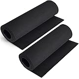 2-Pack Black Eva Foam Sheets roll, Premium eva