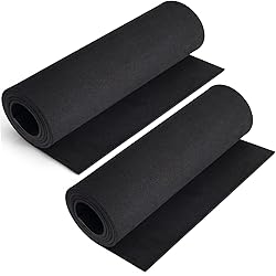 2-Pack Black Eva Foam Sheets roll, Premium eva