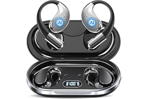 AI Translation Earbuds Real Time,Bluetooth Open Ear Headphones 144 Languages & Accents Translator,Audifonos Traductores Inglé