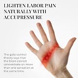 RustiK Labour/Birthing Comb Natural Pear Wood Acupressure Pain Relief view 4