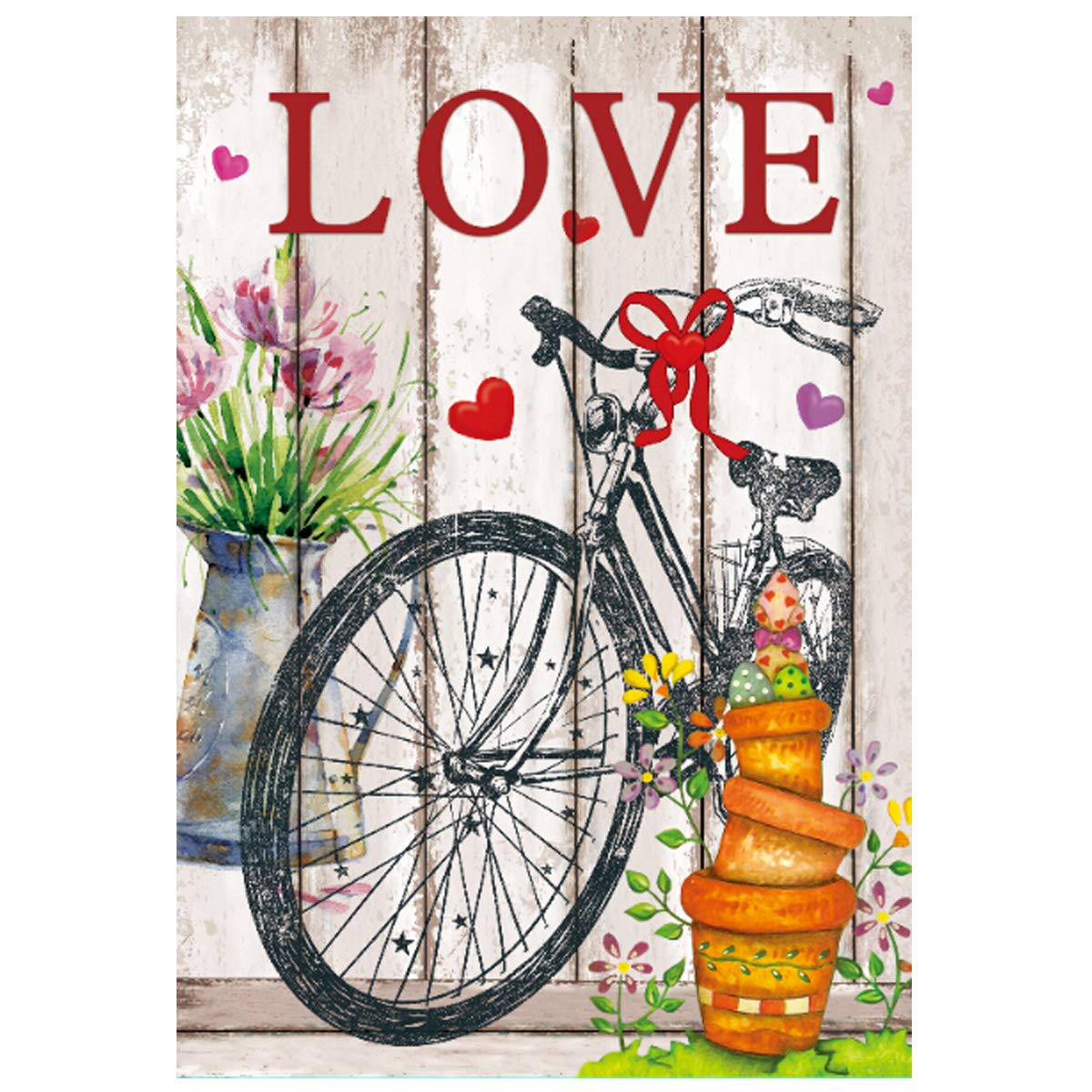 Best 28 X 40 Bicycle Garden Flags