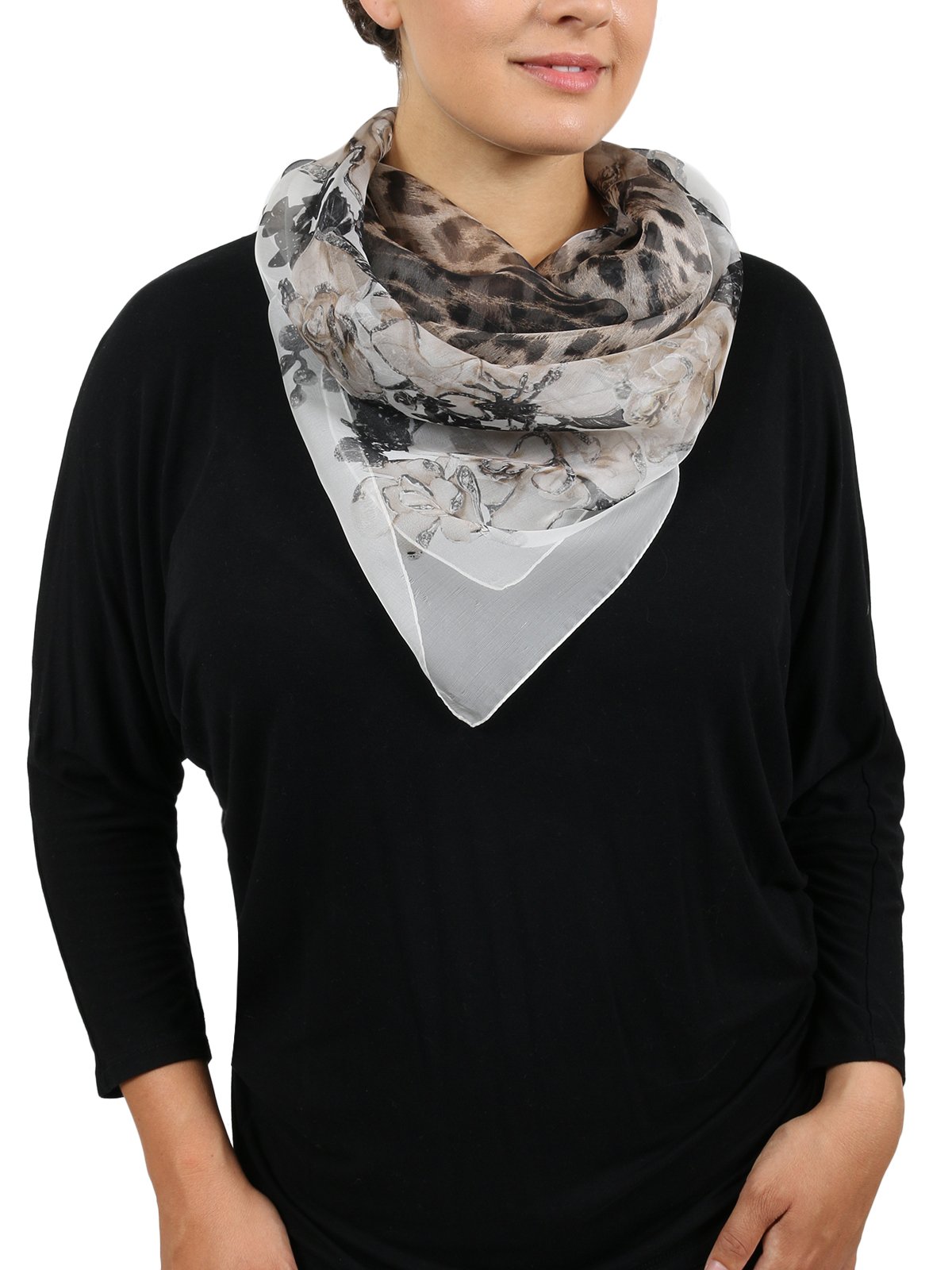 Silk Route Sciarpa Donna 100% Viscosa – Leggera E Morbida, Accessorio Moda