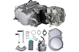 CUBELLIN Upgrade 125cc Engine ATV Motor 4-Stroke Single Cylinder Motor Engine Manual Clutch Pit Dirt Bike Parts Complete Kit for Honda XR50 XR70 CRF50 CRF70 & Dirt Pit Bike & Go Kart Motorcycle