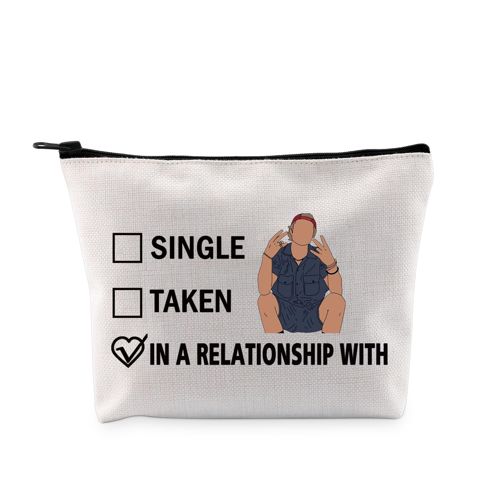 PYOUL JJ Maybank Inspired Gift Mentally Dating JJ Maybank Makeup Bag Rudy Pankow Fan Cosmetic Bag Rudy Pankow Merch (JJ Maybank B EU)