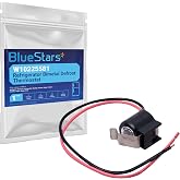 BlueStars W10225581 Refrigerator Bimetal Defrost Thermostat Replacement - Compatible with Whirlpool Kenmore - Replaces WPW10225581 PS11750673 AP6017375 2188824 2321799 W10260437