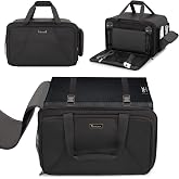 Speaker Carrying Case for QSC K8/K8.2, Padded Portable Tote Bag | Thickened Sponge for Compact 8" Speaker Cabinets, Stores Microphone, Cable, Adapter for Gig, Band, Rehearsal, Bag Only