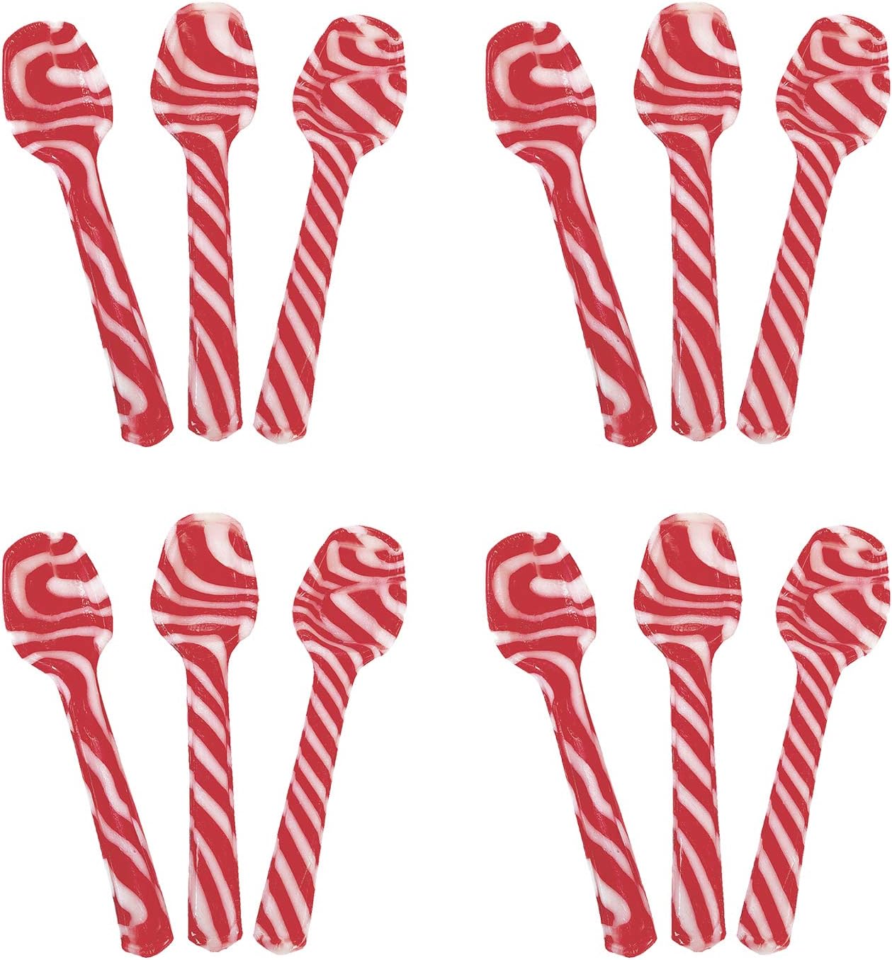 Candy Cane Spoons 1doz