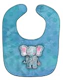 Caroline's Treasures Watercolor Baby Bib, Blue