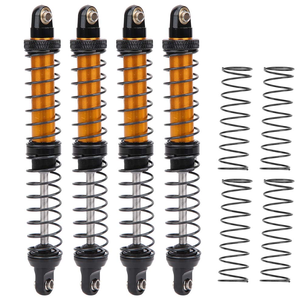 RC Shock Struts Damper, Oil Suspension Shock Struts Damper RC Car Metal Shock Absorber Compatible with Tamiya CC01(110mm)
