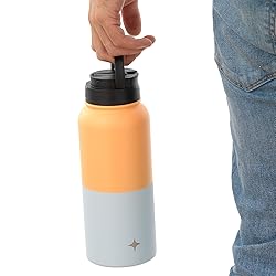 JoyJolt Triple Insulated Water Bottle with Straw