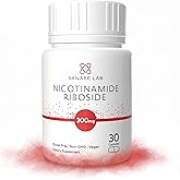 Sanare Lab NAD+ Supplement with Nicotinamide Riboside (NR) 300 mg | Cellular Energy & Metabolism Support | 30 Capsules