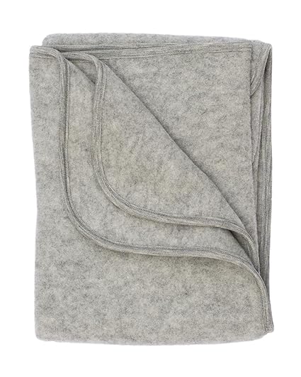 Engel Fleece-Babydecke Gr. 80 x 100 cm Bio-Schurwolle