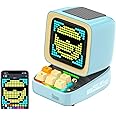 Divoom Ditoo Retro Pixel Art Game Bluetooth Speaker with 16X16 LED App Controlled Front Screen (Blue) …