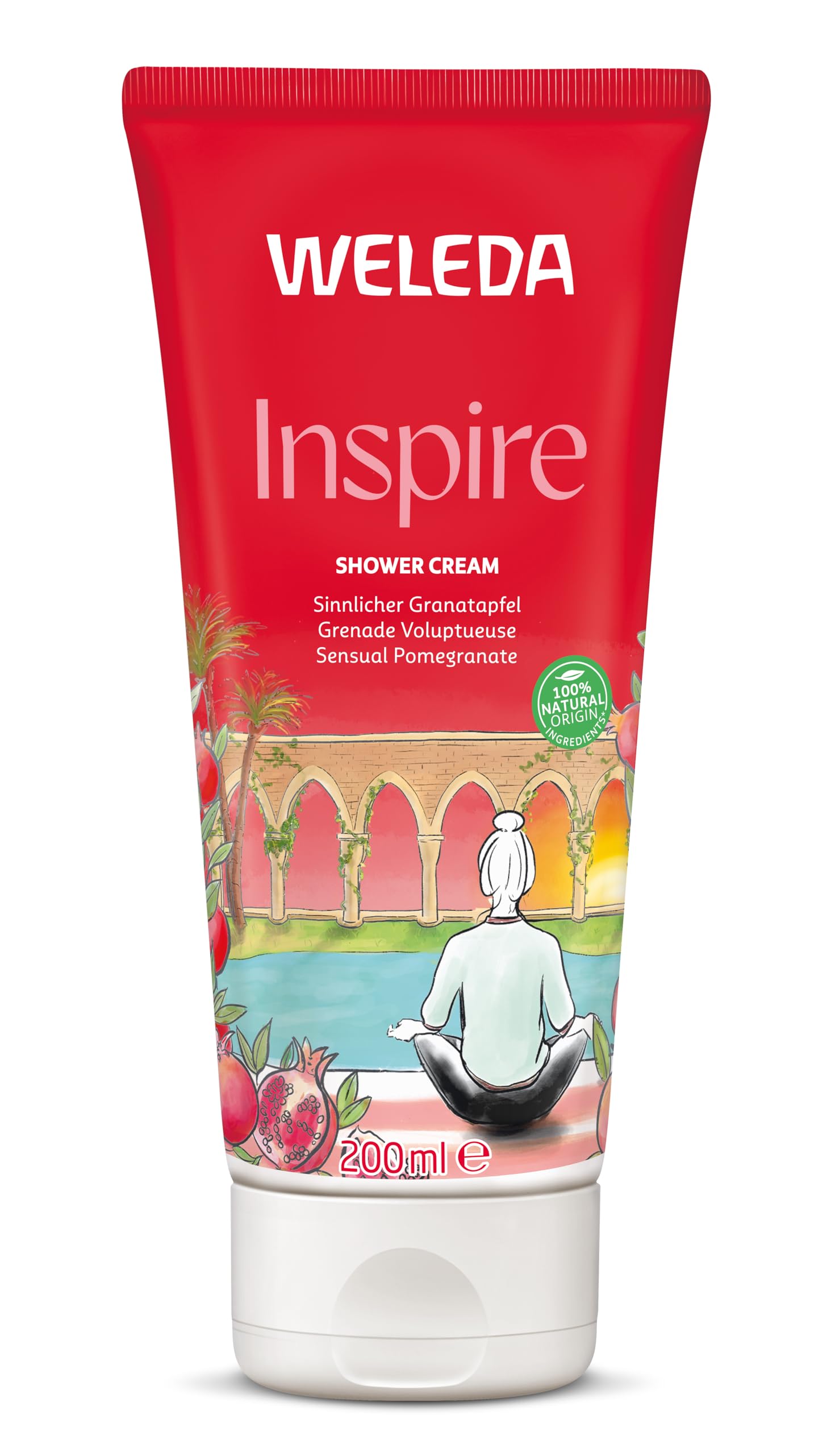 Weleda Organic Pomegranate Creamy Body Wash 200ml