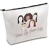 FOTAP Spice Singer Album Inspired Gift Spice Up Your Life Makeup Bag Girl Band Gift Music Band Cosmetic Bag Pop Music Lover Gift (Spice life)