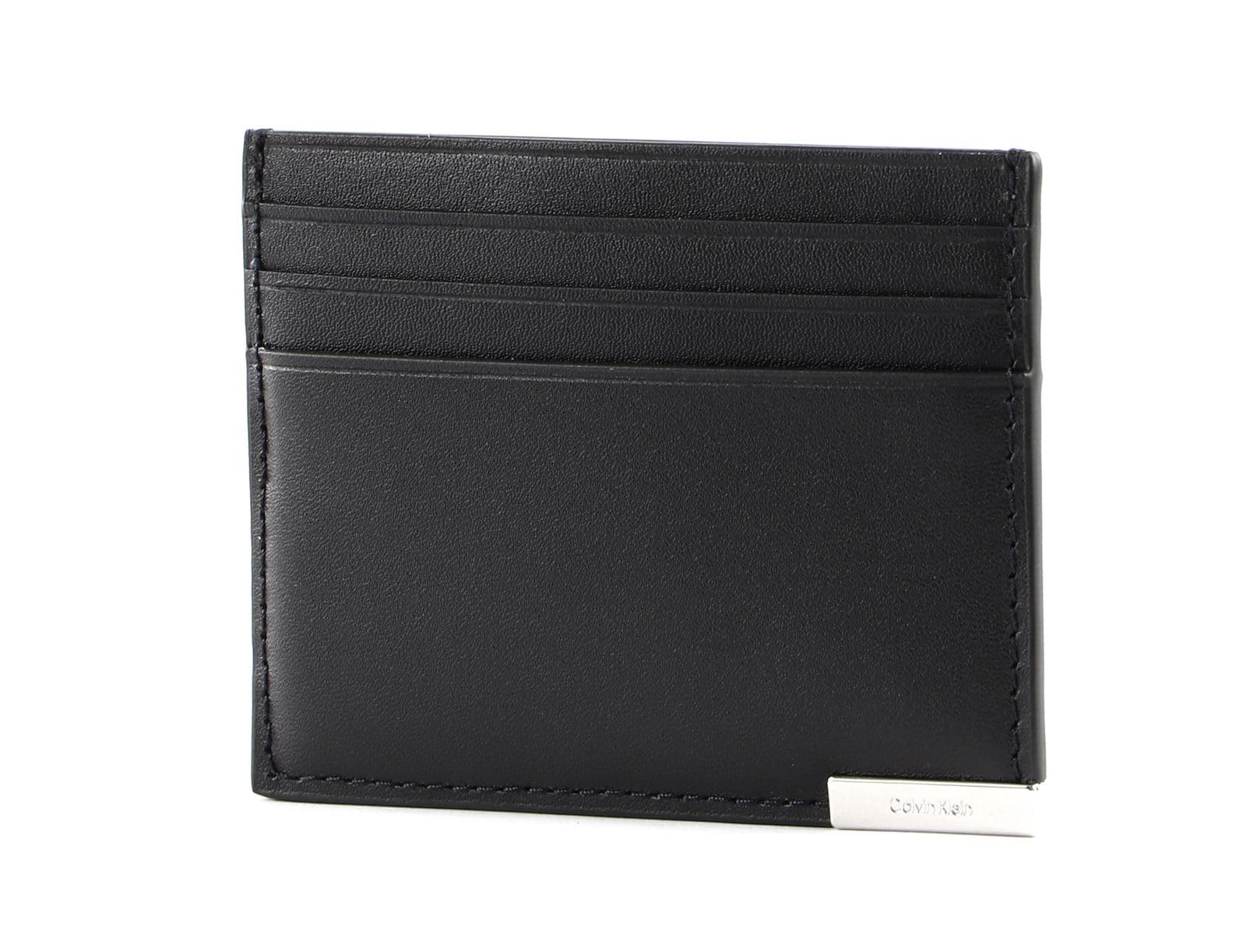 Calvin Klein Modern Plaque CARDHOLDER 6CC, Black