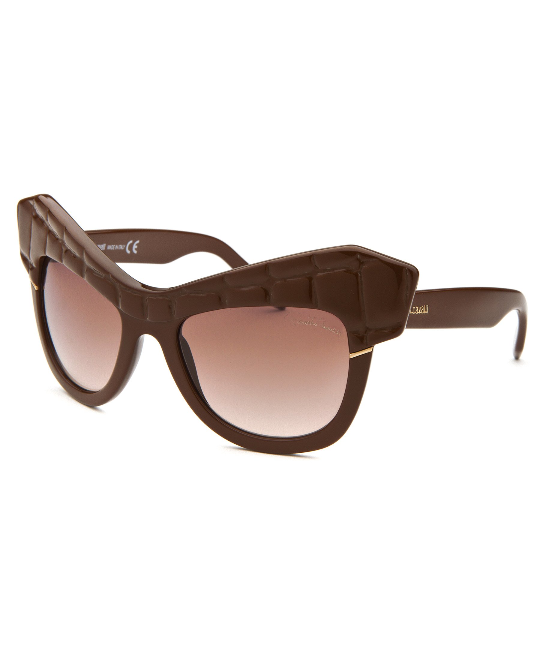 Robert Cavalli Wild Diva Sunglasses Brown Roberto Cavalli Wild Diva 750S Womens Sunglasses Brown 54-19  main image 2