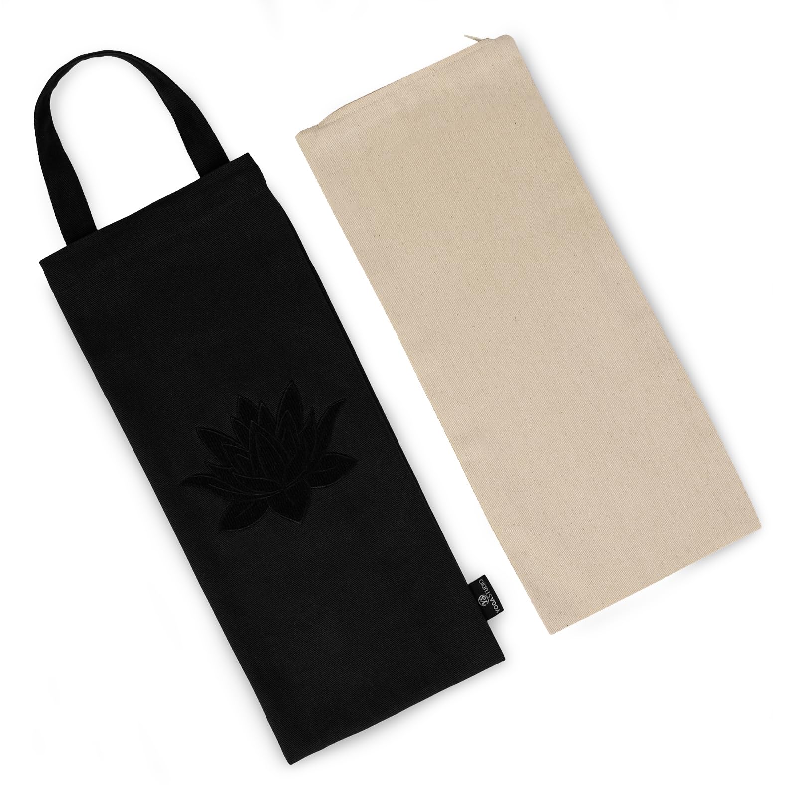Yoga Studio Cotton Yoga Sandbag - Cover Only (Black)