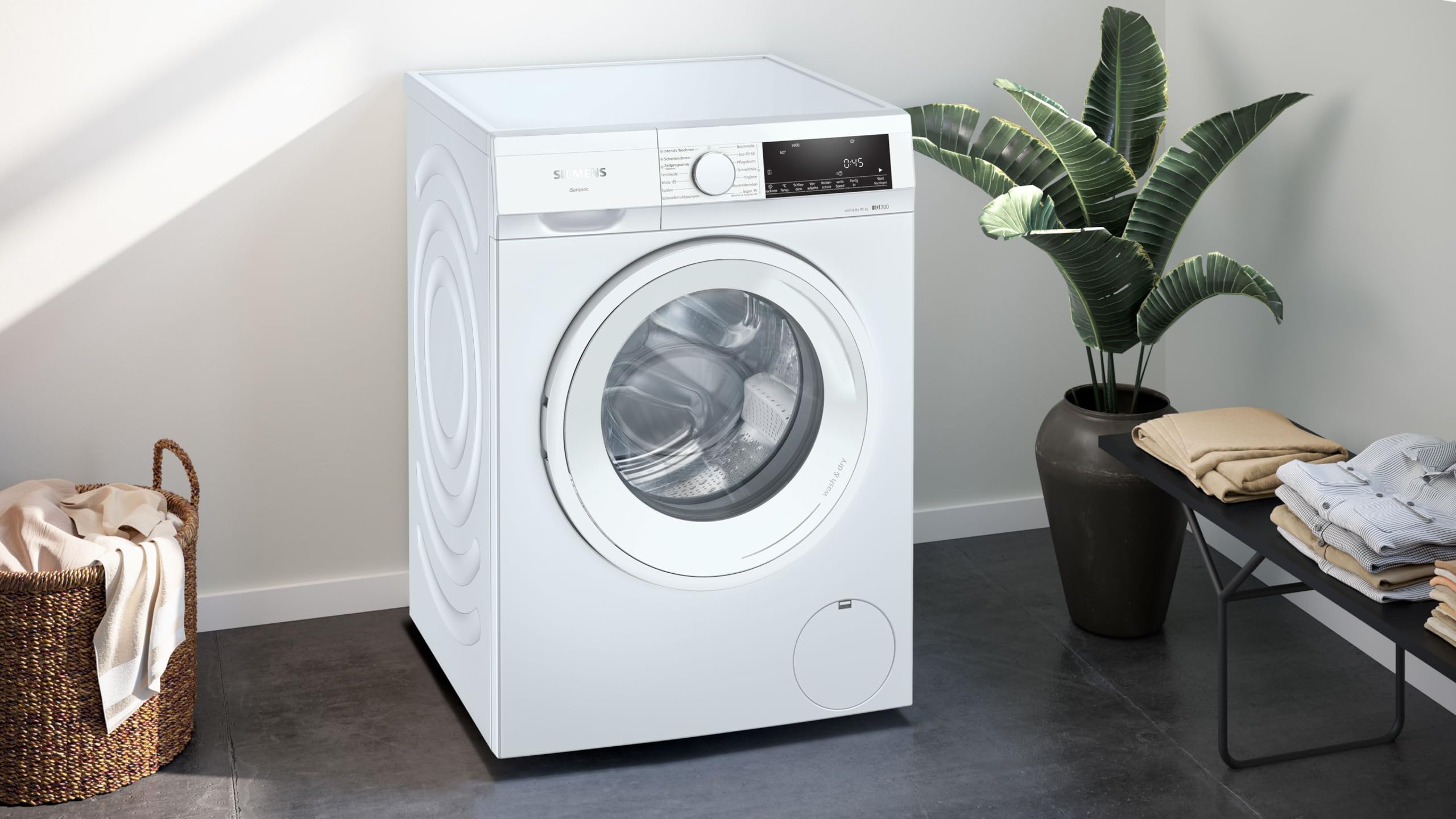 Siemens iQ300 Waschtrockner 9 kg Waschen 5 kg Trocknen 1400 UpM WN34A141 4