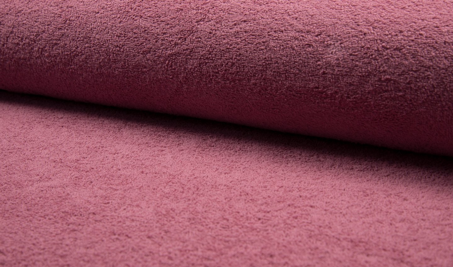 Double Sided Cotton Terry Towelling Fabric Material Old Rose, 1Mtr 150cmx100cm — image 1