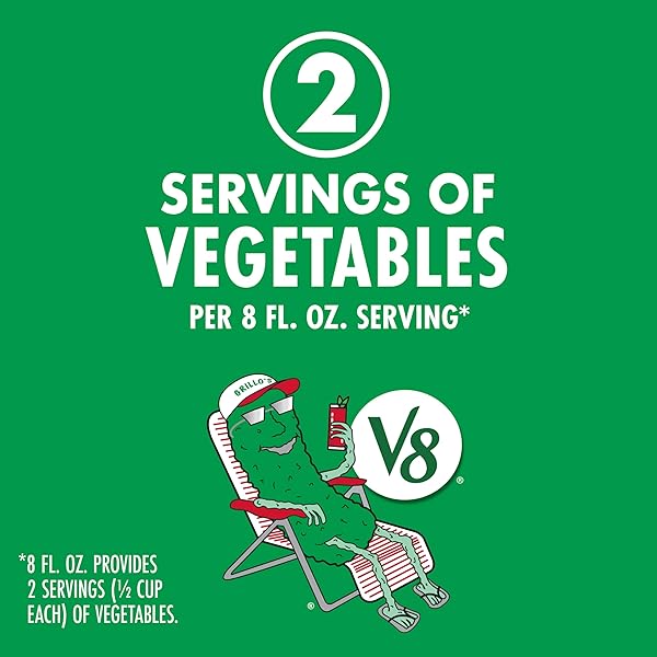 V8 GRILLO’S PICKLES DILL PICKLE BLOODY MARY MIX, 8 FL OZ CAN (6 PACK)