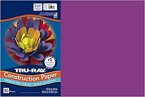 Riverside Paper Tru-Ray(R) Construction Paper, 12in. x 18in., Magenta