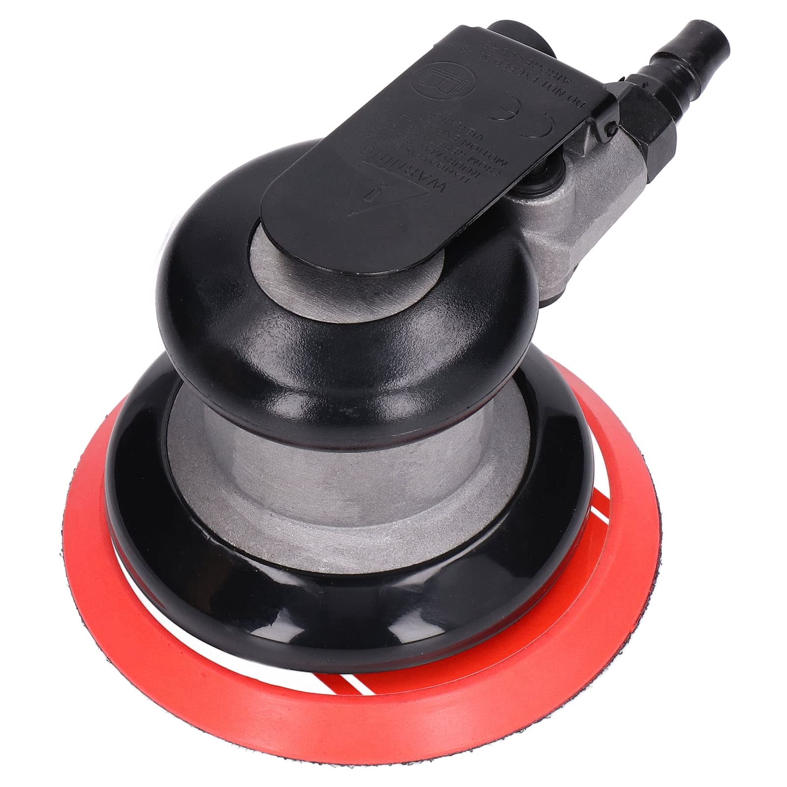 Air Orbital Sander, Professional Adjustable 12000 rpm 4.92 Inch Palm Sander Continuous Speed Control, Pneumatic Hand Sander for Removing Rust When Polishing Wood