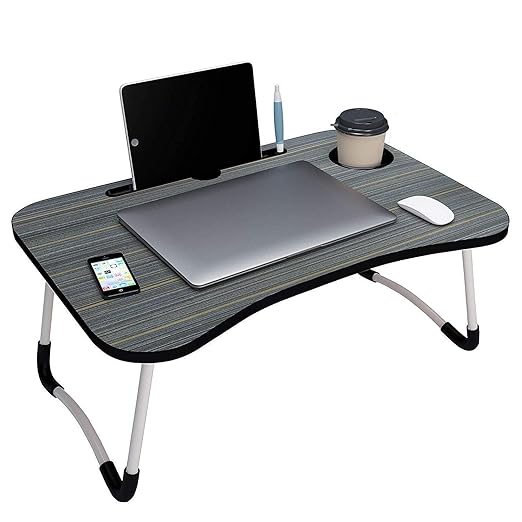 WILLFE Foldable Bed Study Table Portable Multi Function Laptop Table