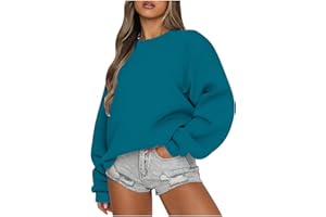 QotLoyi Womens Fall Fashion 2024, Oversized Crewneck Sweatshirt/Casual Long Sleeve Tops Sweatshirts Loose Hoodies Pullover