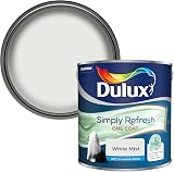 Dulux Simply Refresh Matt Emulsion Paint White Mist 2.5L view 1