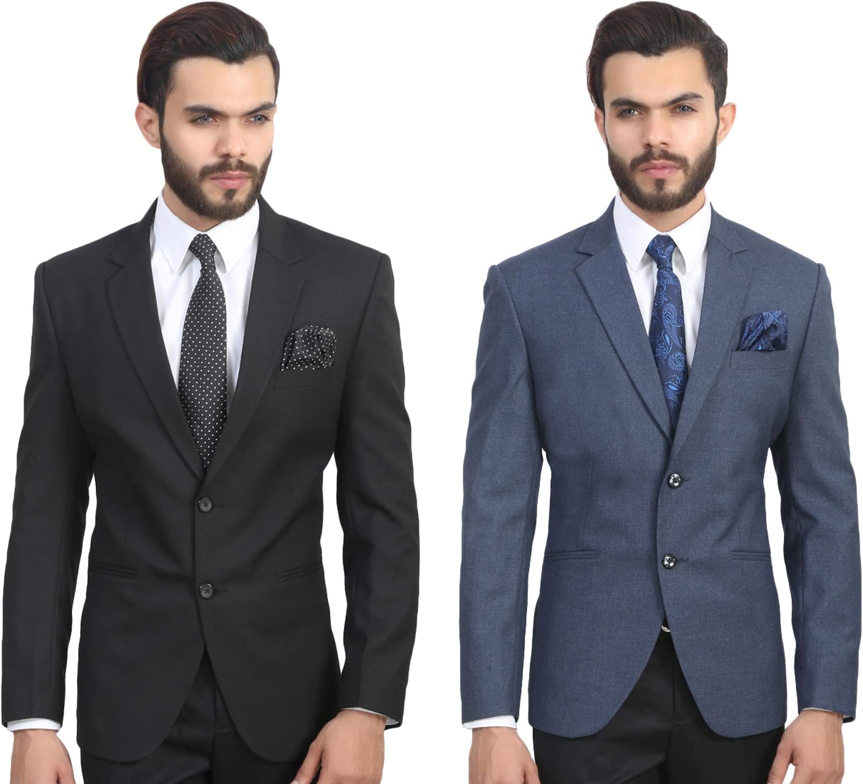 MANQMen's Slim Fit Single Breasted Blazer