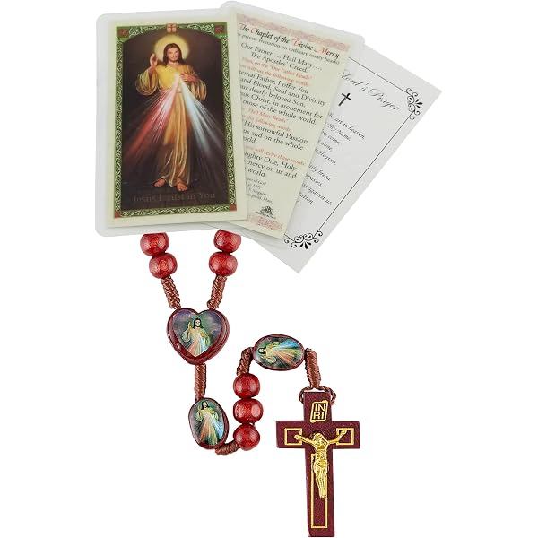 Saint Michael Felt Scapular - Saint Benedict Medal And Cross- 2"X1 3/4" (L0334